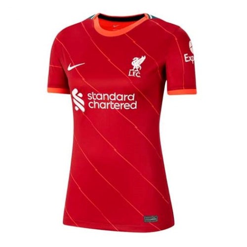 Heimtrikot Liverpool Damen 2021-2022 Günstige Fußballtrikots